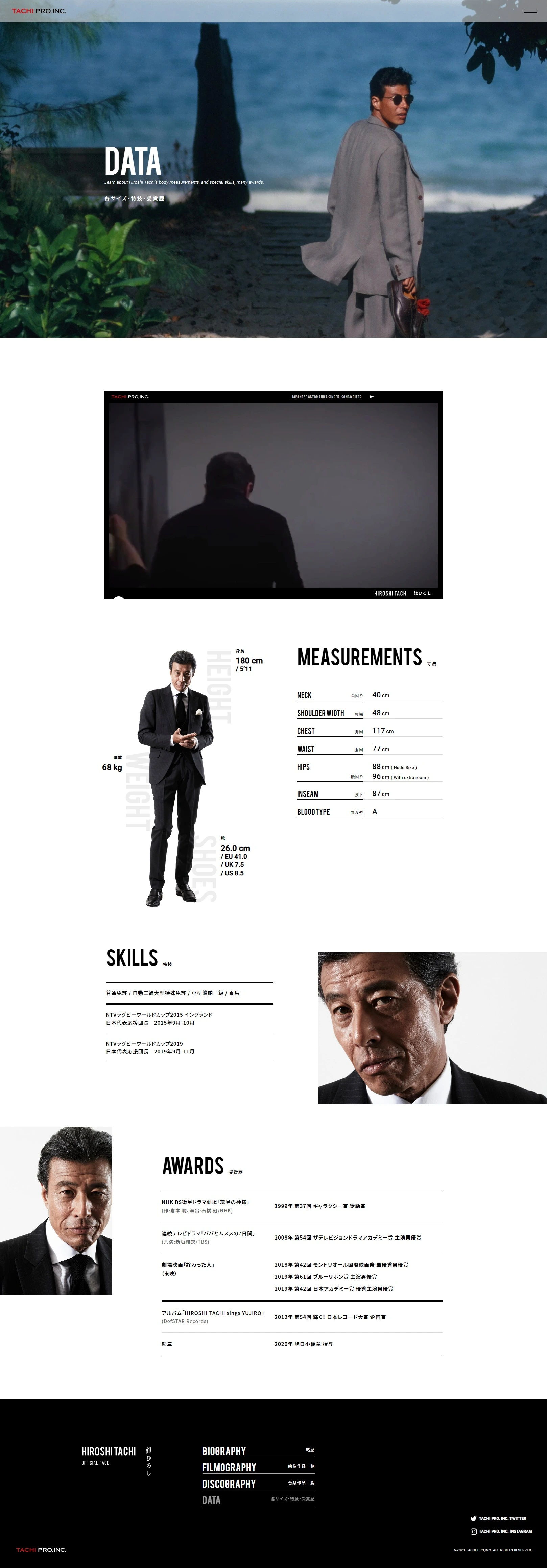 舘ひろしオフィシャルページ