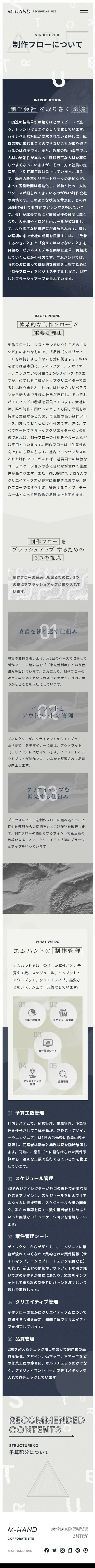 株式会社エムハンド RECRUITING SITE